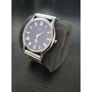 🔥NEW Seiko Slim Blue Quartz Men's Wrist Watch Japan Made - Gorgeous!